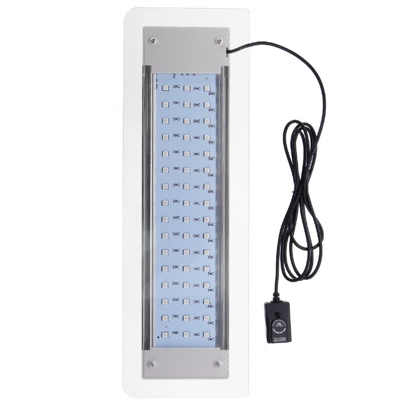 9.5 W 48 Led Rgb-fjärrkontroll Aquarium Light Lamp Passar För 40-56 cm Akvarium