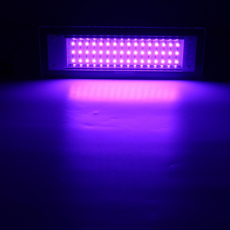 9.5 W 48 Led Rgb-fjärrkontroll Aquarium Light Lamp Passar För 40-56 cm Akvarium