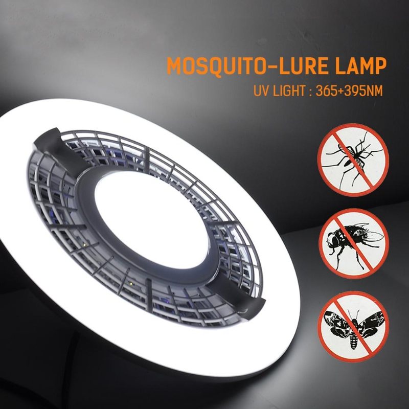 Ac100-265v 6500k E27 Ufo Mosquito Killer Lamp Led-glödlampa Avvisande Uv-lampa För Hemträdgårdsrum