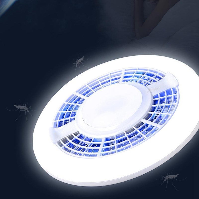 Ac100-265v 6500k E27 Ufo Mosquito Killer Lamp Led-glödlampa Avvisande Uv-lampa För Hemträdgårdsrum