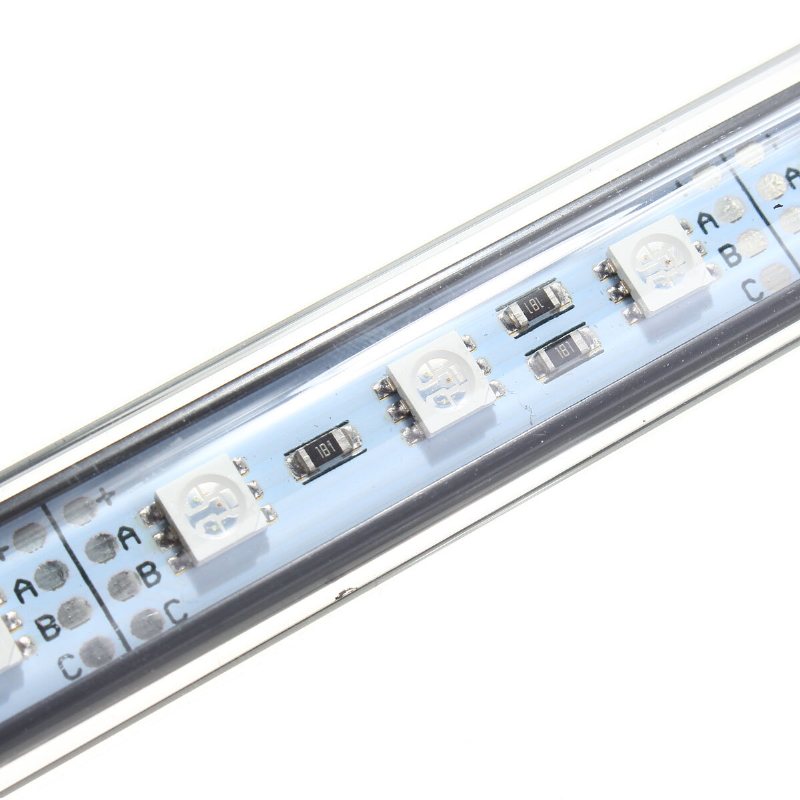 Ac110-240v 18cm 5050 2.9w Rgb Led Aquarium Fish Tank Light Color Changing Bar Dränkbar Lampa + 44 Keys Fjärrkontroll