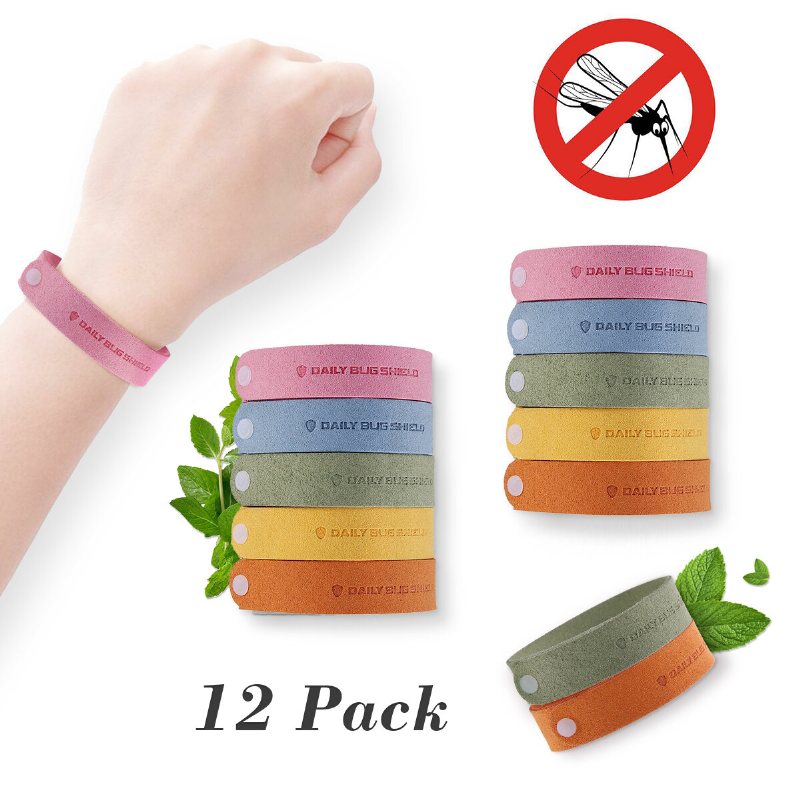 Anti Mygga Insektsmedel Armband Deet Gratis Handledsband Bug Repeller Mozzie