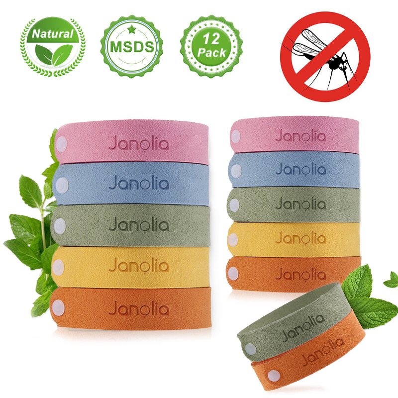 Anti Mygga Insektsmedel Armband Deet Gratis Handledsband Bug Repeller Mozzie