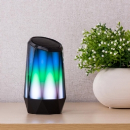 Bärbar Led Färgglad Ljus Bluetooth Högtalare Rgb-lampa Smart Trådlös Bättre Bas Musikspelare Cool