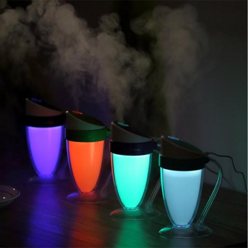 Bärbar Usb Mini Moonlight Cup Luftfuktare Air Light Face Diffuser Fresher Mist Maker