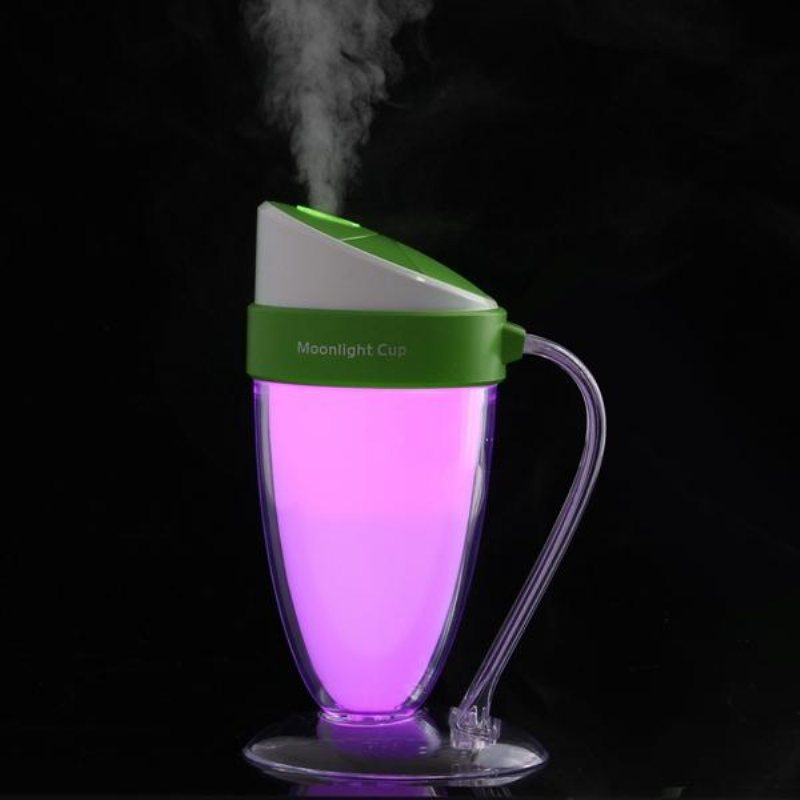 Bärbar Usb Mini Moonlight Cup Luftfuktare Air Light Face Diffuser Fresher Mist Maker