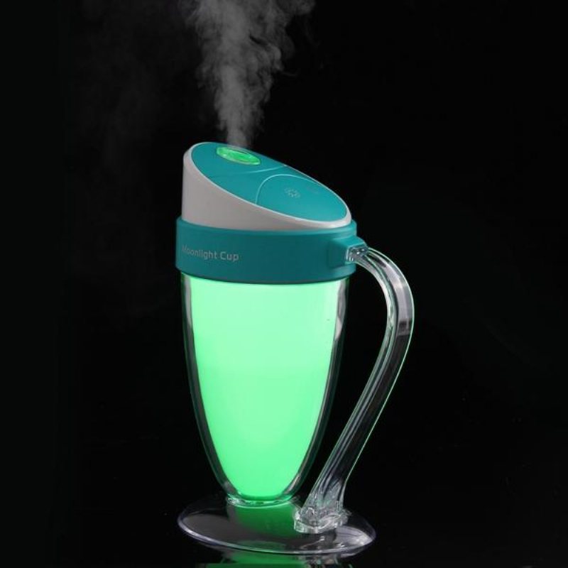 Bärbar Usb Mini Moonlight Cup Luftfuktare Air Light Face Diffuser Fresher Mist Maker