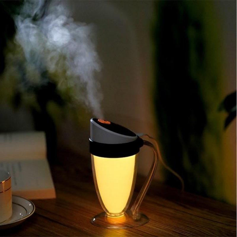 Bärbar Usb Mini Moonlight Cup Luftfuktare Air Light Face Diffuser Fresher Mist Maker