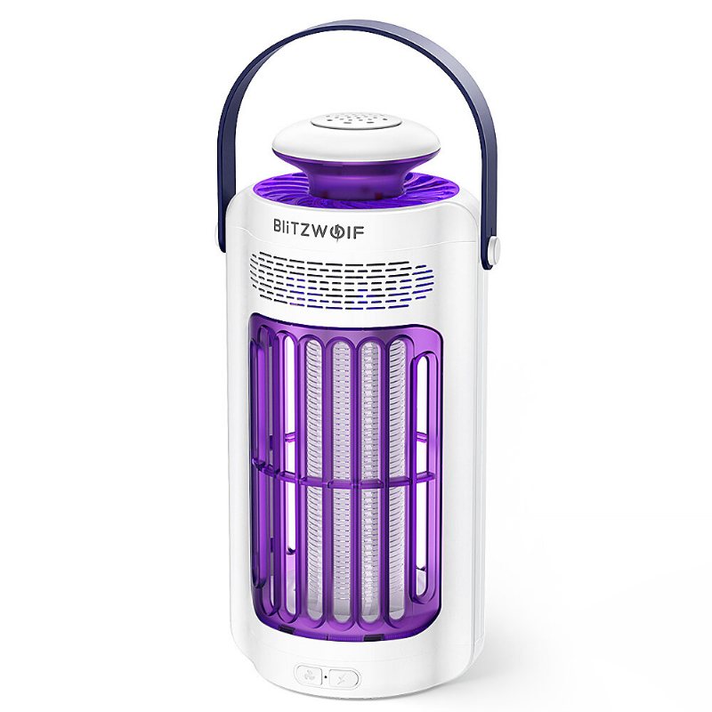 Bw-mk-011 Uv Mosquito Killer Lamp 5w Type-c Usb Uppladdningsbar 2000mah Kapacitet Elchock Luftflödessug