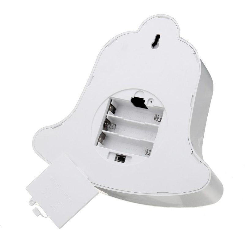 Creative Cute Bell Spegellampa Led Tunnel Nattljus För Kid Gift Atmosphere Light Vit/varmvit