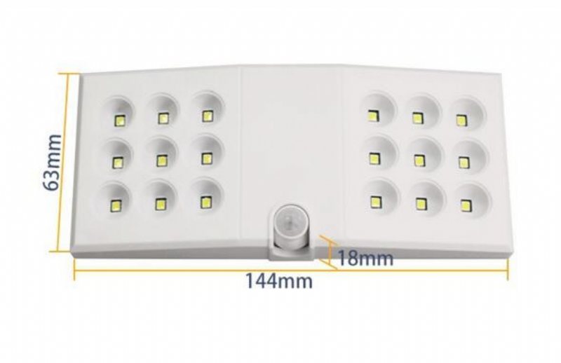 Dc3.7v 1.3w Vitt/varmvitt Ljus Usb Uppladdningsbart Vit Skåpljus