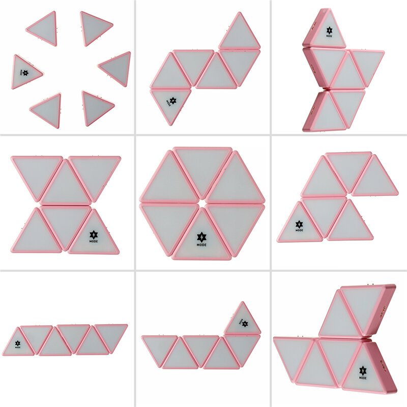 Dc5v Usb Diy Smart Pussel Nattlampa Beröringskänslig Färgförändrande Leksak