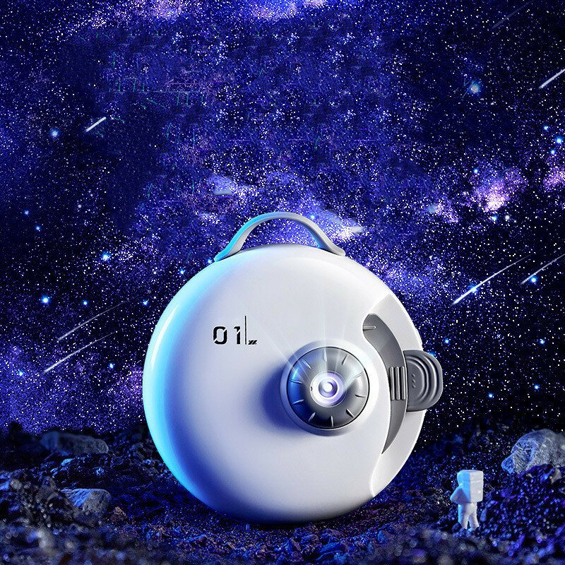 Hd Cosmic Galaxy Projection Light 32 Scener White Moise För Att Hjälpa Sömnen Fjärrkontroll Födelsedagspresent