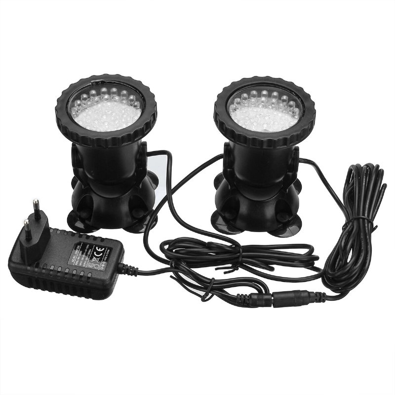 Led Vattentät Färgglad Spot Light Aquarium Fish Tank Underwater Pool Ac100-240v