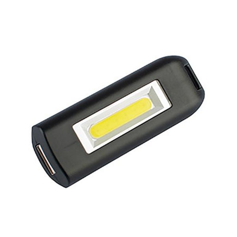 Mini 0.5w Usb Uppladdningsbar Cob Led Nyckelring Ljus Ficklampa