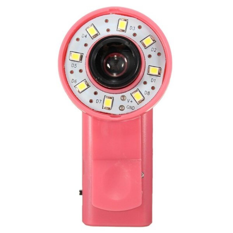 Mini Clip Portable 8 Led Fill Flash Selfie Light För Iphone 6 Samsung