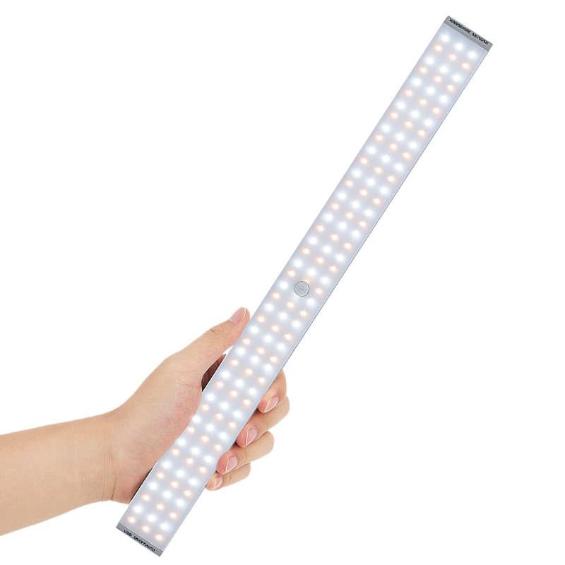 Outerdo 132led 40cm Skåpljus 3 Färgtemperatur Steglös Dämpning Nattljus Skonsam Ögonvårdsbelysning