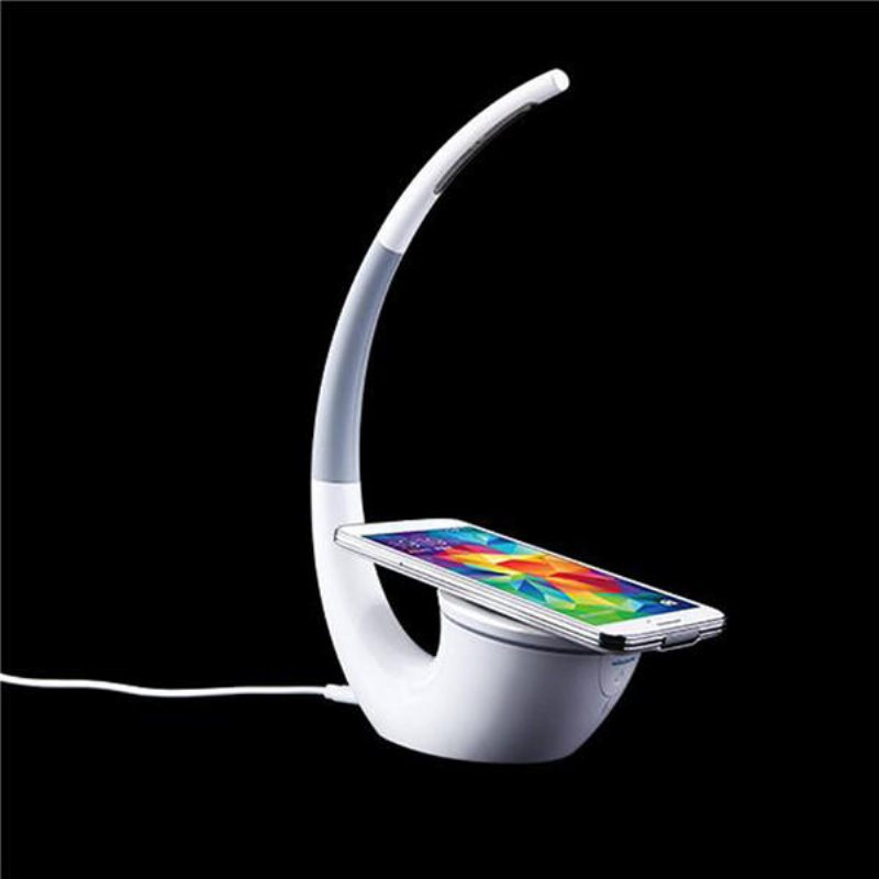 Phantom Qi Intelligent Energy Save Trådlös Laddare Bordslampa För Apple Samsung S6 Iwatch