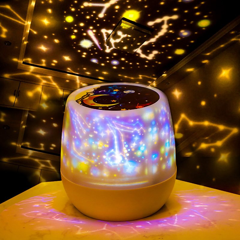 Romantisk Stjärnklar Natthimmel Projektorlampa Cosmos Star Led-ljus Universum Kid Present