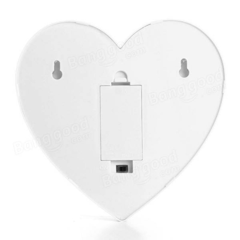 Söt 11 Led Marquee Heart Night Light Batterilampa Baby Kids Sovrum Heminredning