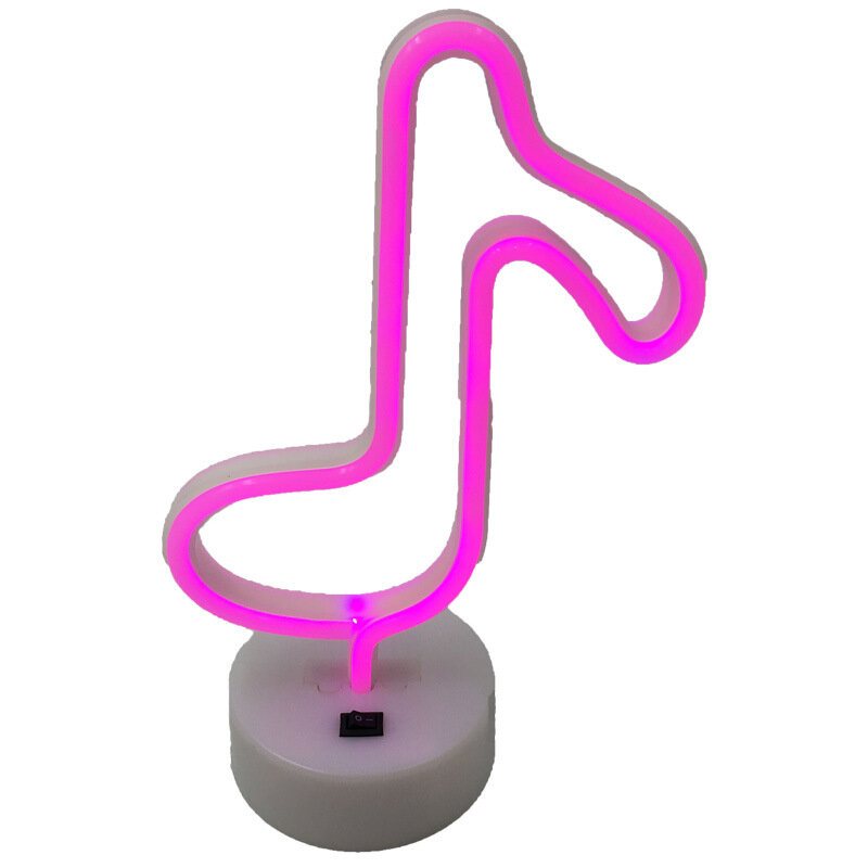 Uppgradera Neon Night Light Rabbit Vibrato Anchor Bigmouth Bird Creative Spot