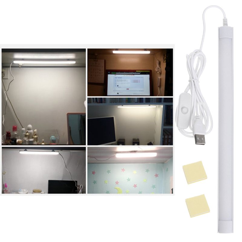 Usb Led Bordslampa Badrumsspegel Vägg Nattlampa & Switch Skola Barn Sängbord