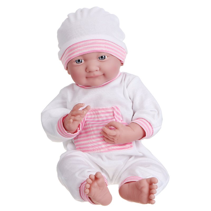 39x18cm Baby Dolls Handgjord Design Tyg Body Pva Alive Babies Doll Leksaker För Barn Xmas Girls