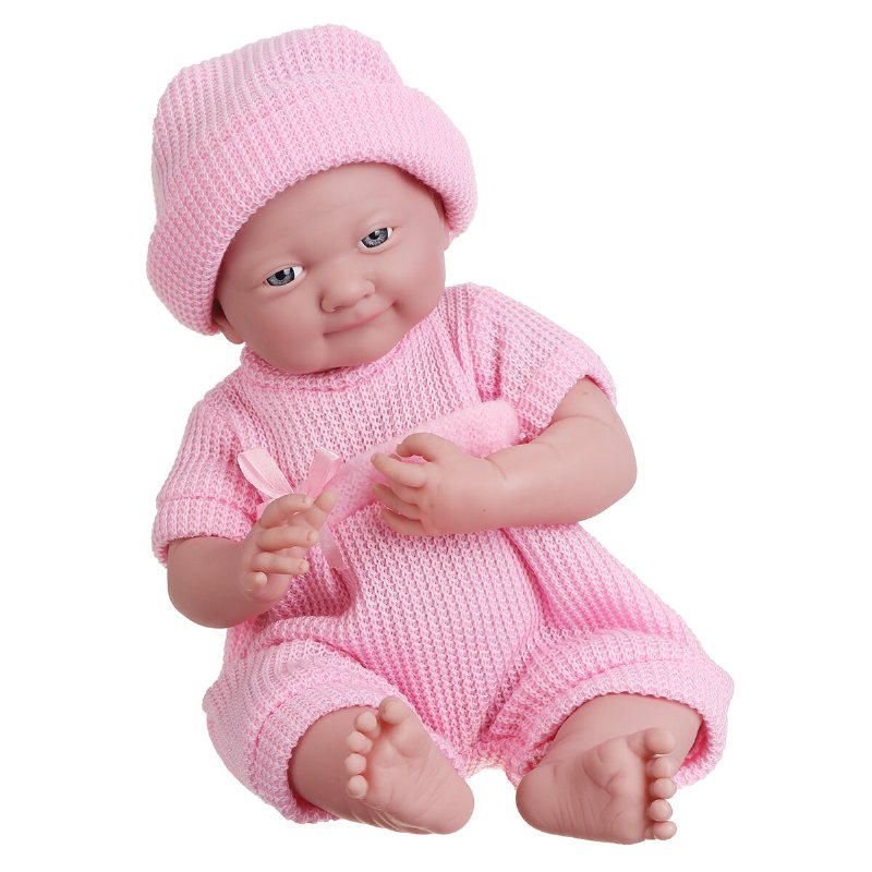 39x18cm Baby Dolls Handgjord Design Tyg Body Pva Alive Babies Doll Leksaker För Barn Xmas Girls