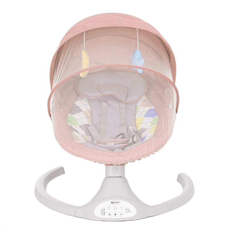 Bioby Electric Baby Gungstol Fem Gung Vinkellägen Gungstolar Bluetooth Musik Fjärrkontroll Bouncer