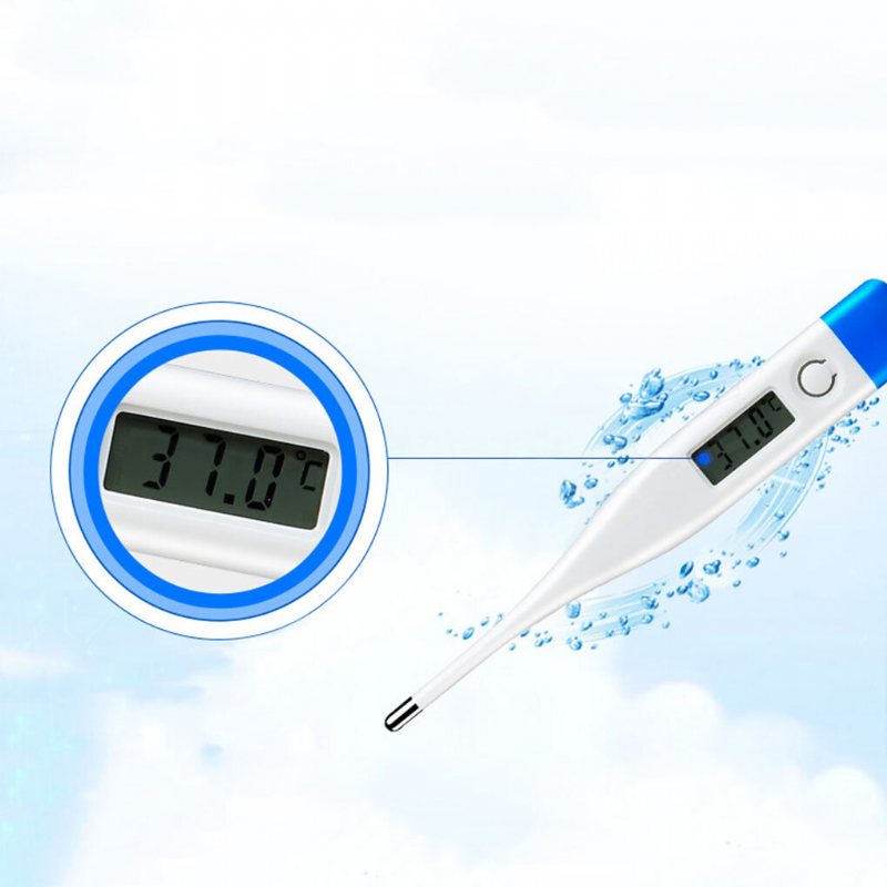 Digital Oral Lcd-termometer °c / °f Vuxna Barn Kroppstemperaturmätare Mätenhet Display Termometer Temperaturmätning