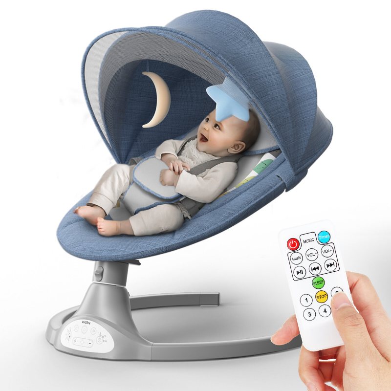 Kimbosmart Baby Swing Bouncer Chair Multifunktionsmusik Elektrisk Gunga Aktiviteter Rocker