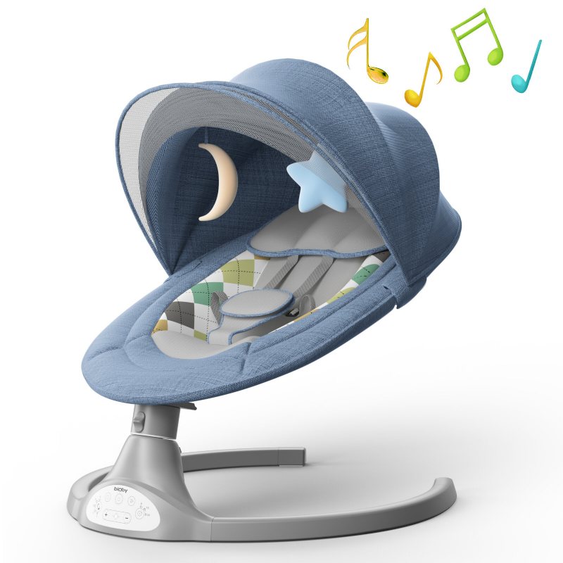 Kimbosmart Baby Swing Bouncer Chair Multifunktionsmusik Elektrisk Gunga Aktiviteter Rocker