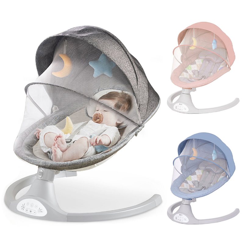 Kimbosmart Baby Swing Bouncer Chair Multifunktionsmusik Elektrisk Gunga Aktiviteter Rocker