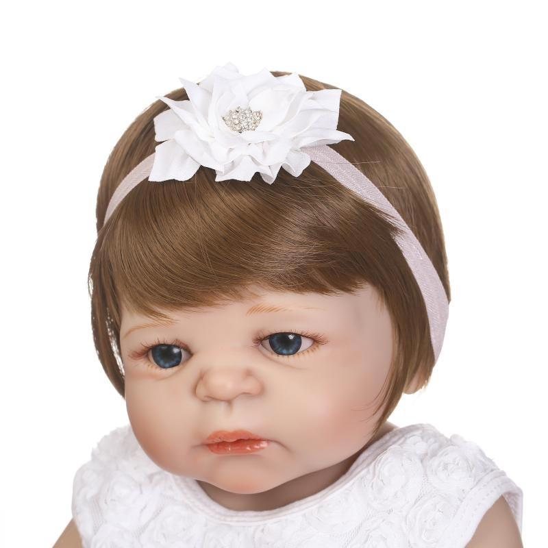 Npk 22 Tum Reborn Baby Doll Realistiskt Verklighetstrogen Flickdocka Vinyl Lekhusleksak