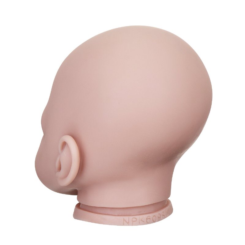 Silikon Vinyl Diy Reborn Baby Doll Accessoarer Naturtrogna Småbarnspresenter Utan Kropp