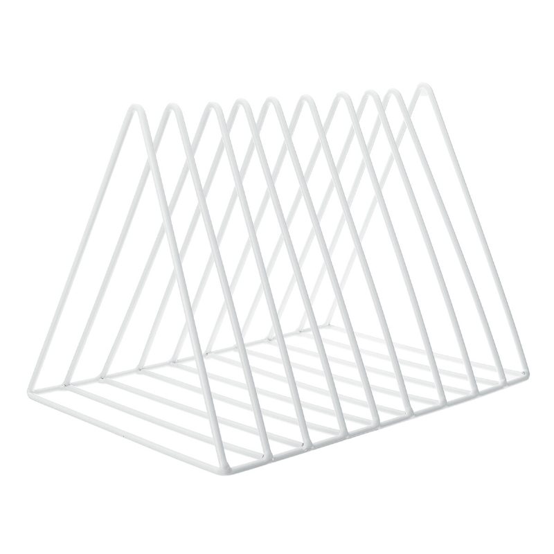 1 Styck Nordic Simple Triangle Smidesjärn Förvaringsställ Hållare Bokhylla Fil Magasin Förvaring Box Office Desktop Organizer