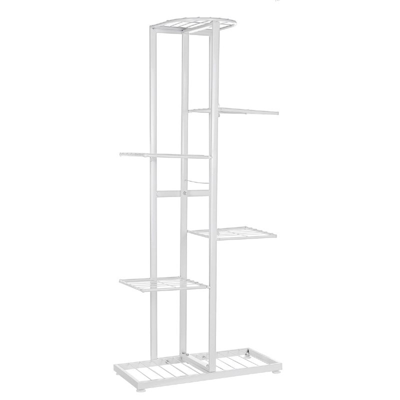 4/6 Lager Växt Blomstativ Metall Blomkruka Hylla Trädgårdshylla Bokhylla Display Rackhållare Hemkontorsdekorationer