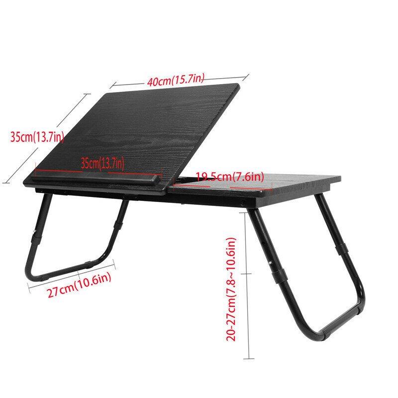 64*35 cm Multifunktionell Hopfällbar Multi-vinklar Justering Dator Laptop Skrivbord Bord Tv Säng Mackbook Stationär Hållare