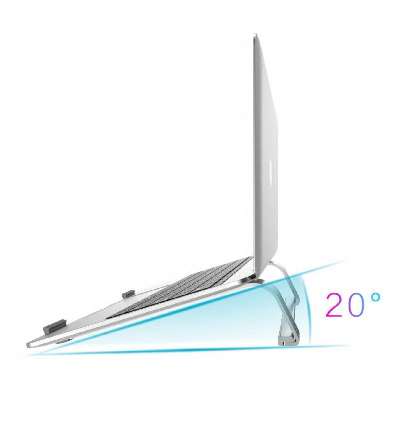 Bärbar Datorstativ I Aluminiumlegering Bordsplatta Hållare Skrivbord För Macbook Pro Air Notebook