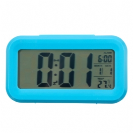 Bakgrundsbelysning Lcd Digital Väckarklocka 4.5"/3.2" Stor Display Nattljus Med Kalendertermometer Elektronisk