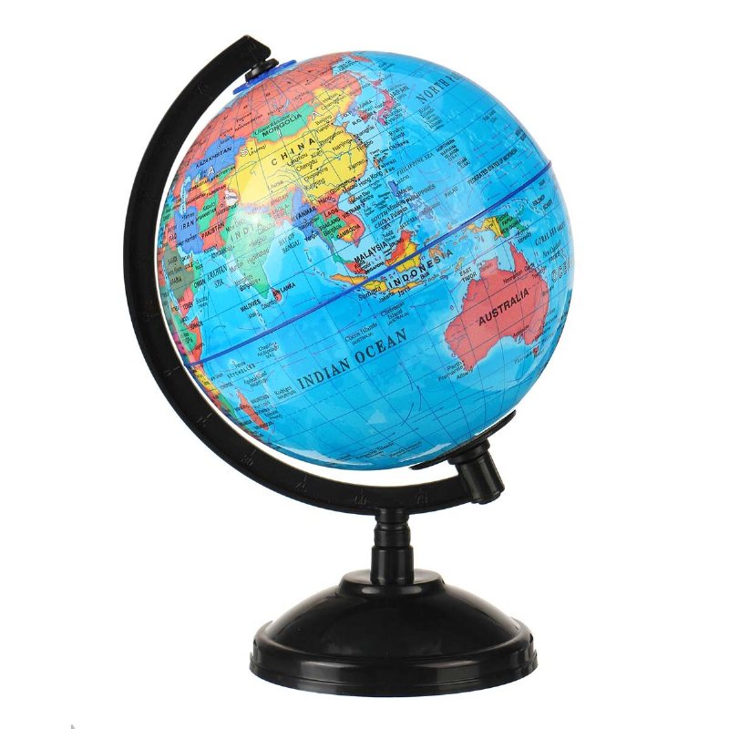 Led Luminerad Globe Earth Usb Powered 14cm Roterbar Modell För Barn Utbildning Heminredning