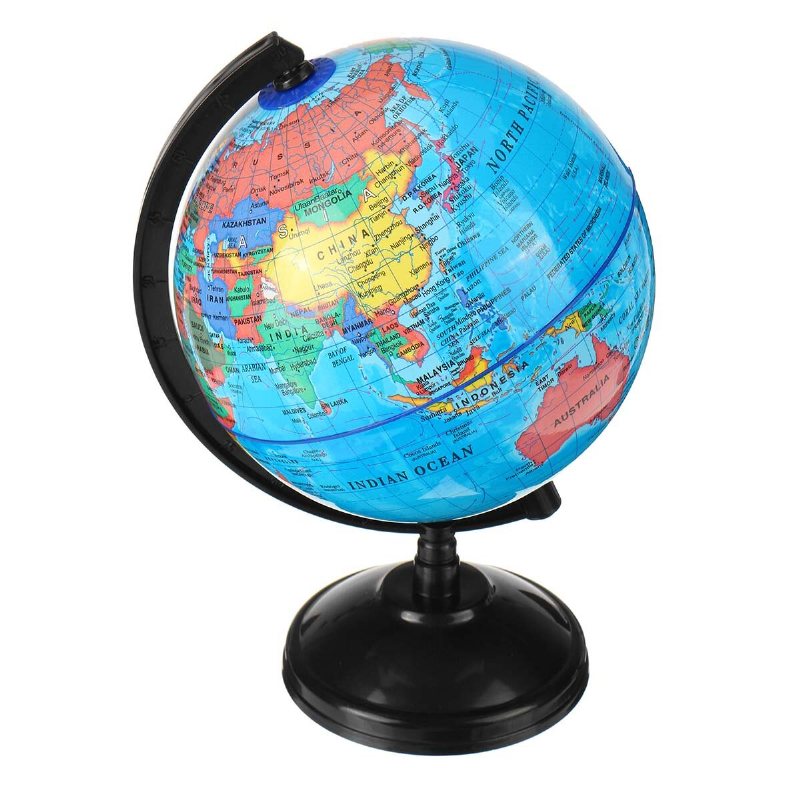 Led Luminerad Globe Earth Usb Powered 14cm Roterbar Modell För Barn Utbildning Heminredning