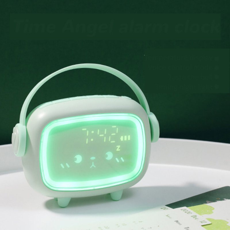 Led Smart Kids Väckarklocka Söt Nattljus Timing Nedräkning För Heminredning Present För Barn