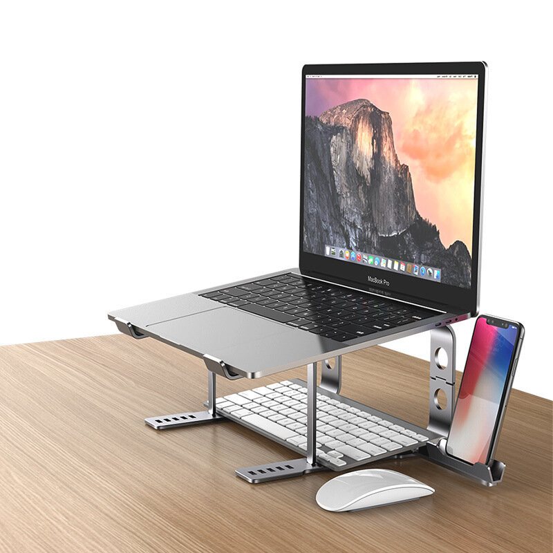 U4 Ergonomisk Bärbar Datorhållare I Aluminium Hållare. Vikbar Hållare För Dator Med Mobilhållare