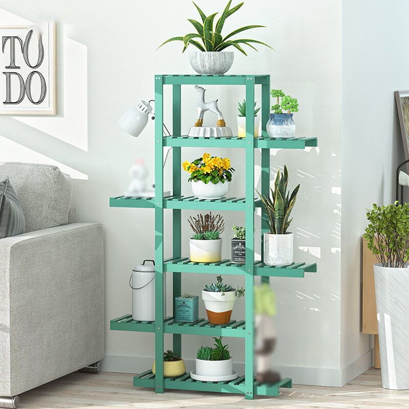 Växthyllor Bambu Krukväxt Stativ Flera Blomkrukhållare Hylla Inomhus Utomhus Planteringskåp Display Organizer