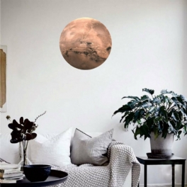 30 cm Stort Månglöd I Mörkret Noctilucence Planet Celestial Stickers Lysande Diy Wall