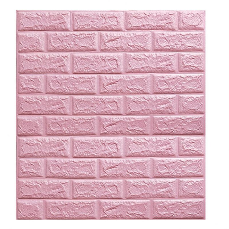 3d Brick Diy Wall Sticker Självhäftande Vattentäta Paneler Tapetdekal 3d Tegelmönster Skumväggdekal För Heminredning