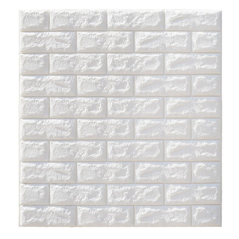 3d Brick Diy Wall Sticker Självhäftande Vattentäta Paneler Tapetdekal 3d Tegelmönster Skumväggdekal För Heminredning