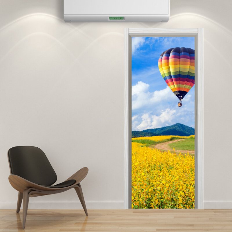 Pag Doraemon's Random Door 3d Wall Stickers Multi-patter Creative Waterproof Decos Home Art