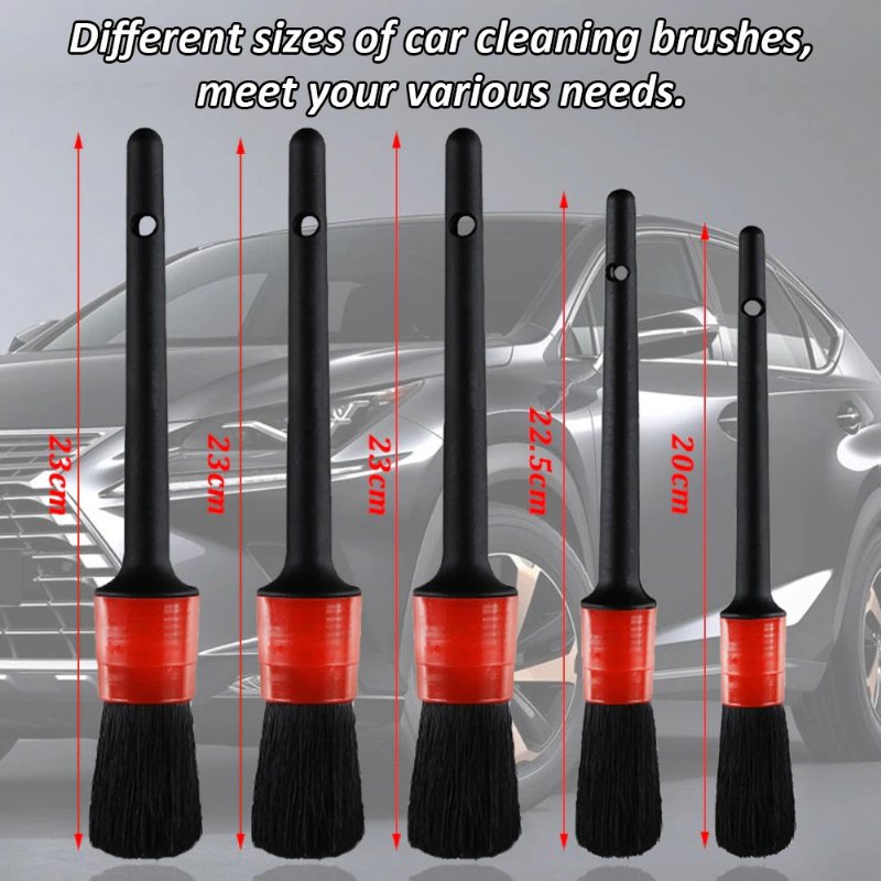 Auto Detailing Brush Set För Rengöring Bil Motorcykel Automotive Rengöringshjul 14 St